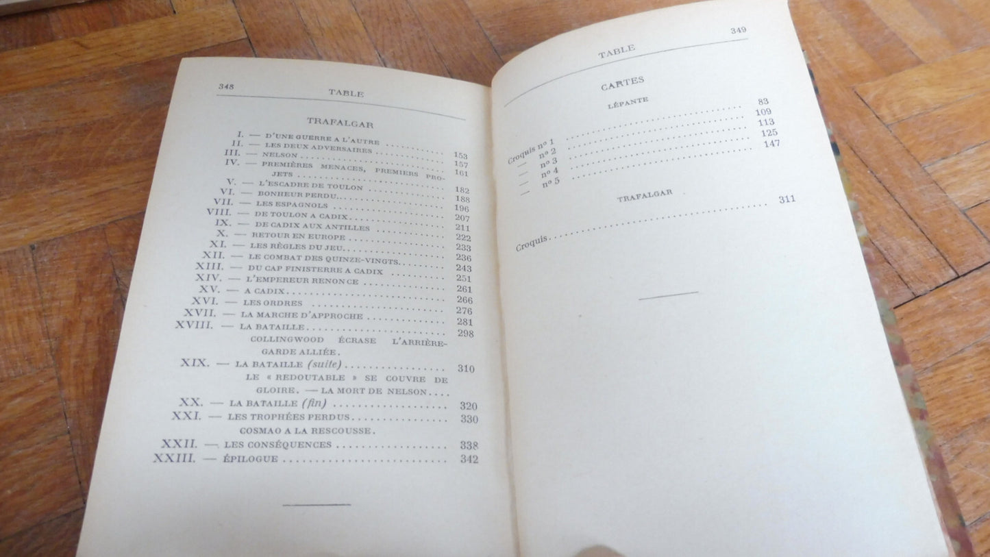 Deux batailles navales (Paul Chack) 1935 LEPANTE & TRAFALGAR