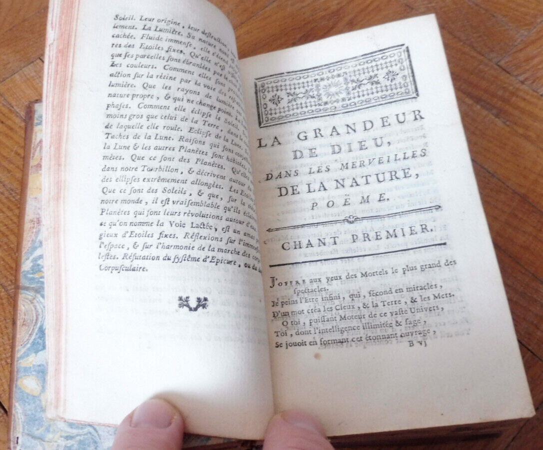 La Grandeur de Dieu dans les merveilles de la nature (M. Dulard) 1767