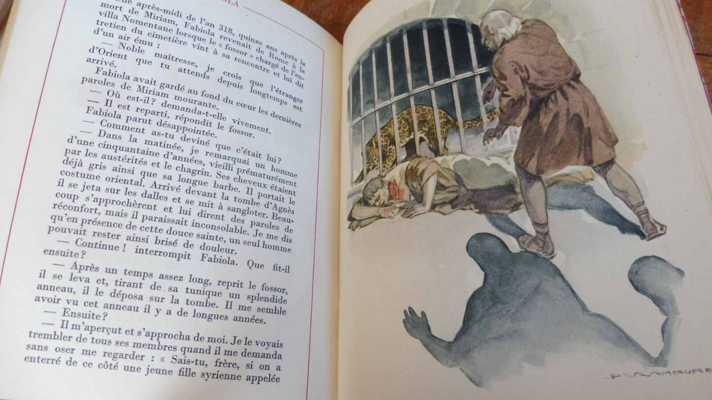 Fabiola ou l'église des catacombes (Wiseman) 1949 illus. Derambure