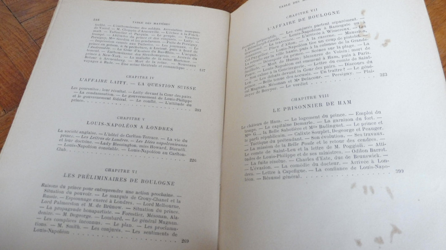 Les Trois coups d'état de Louis-Napoléon Bonaparte (A. Lebey) s.d. ENVOI