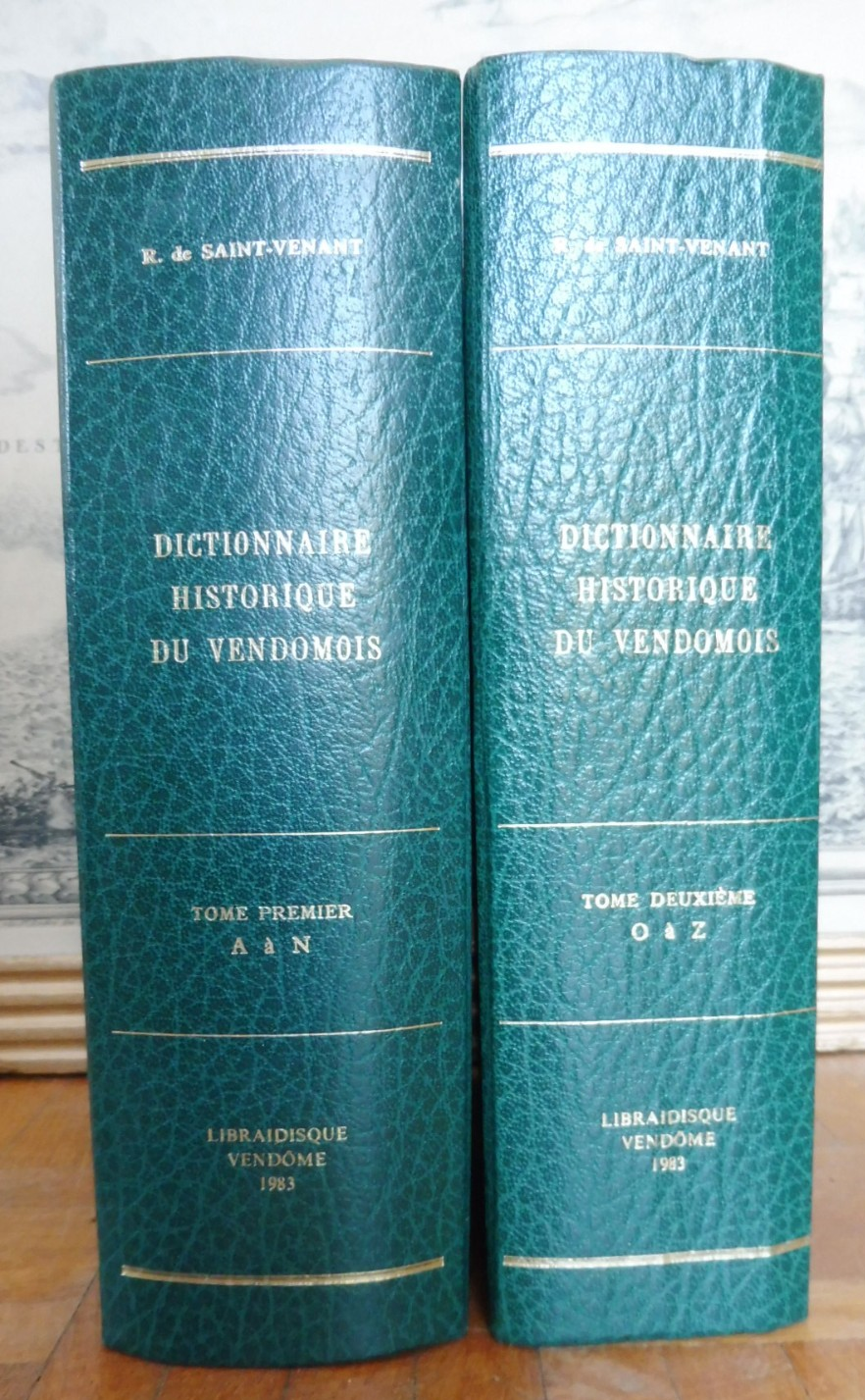 Dictionnaire historique du vendômois (R. De Saint-Venant) 1983 2/2