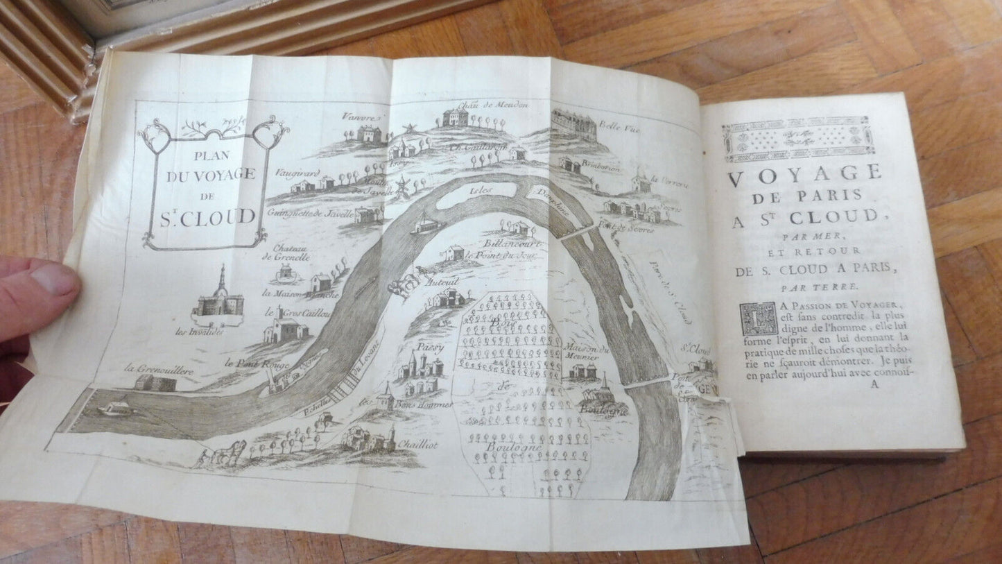 Voyage de Paris à St. Cloud. Festes de Paris... 1751 5 vol. en 1 tome