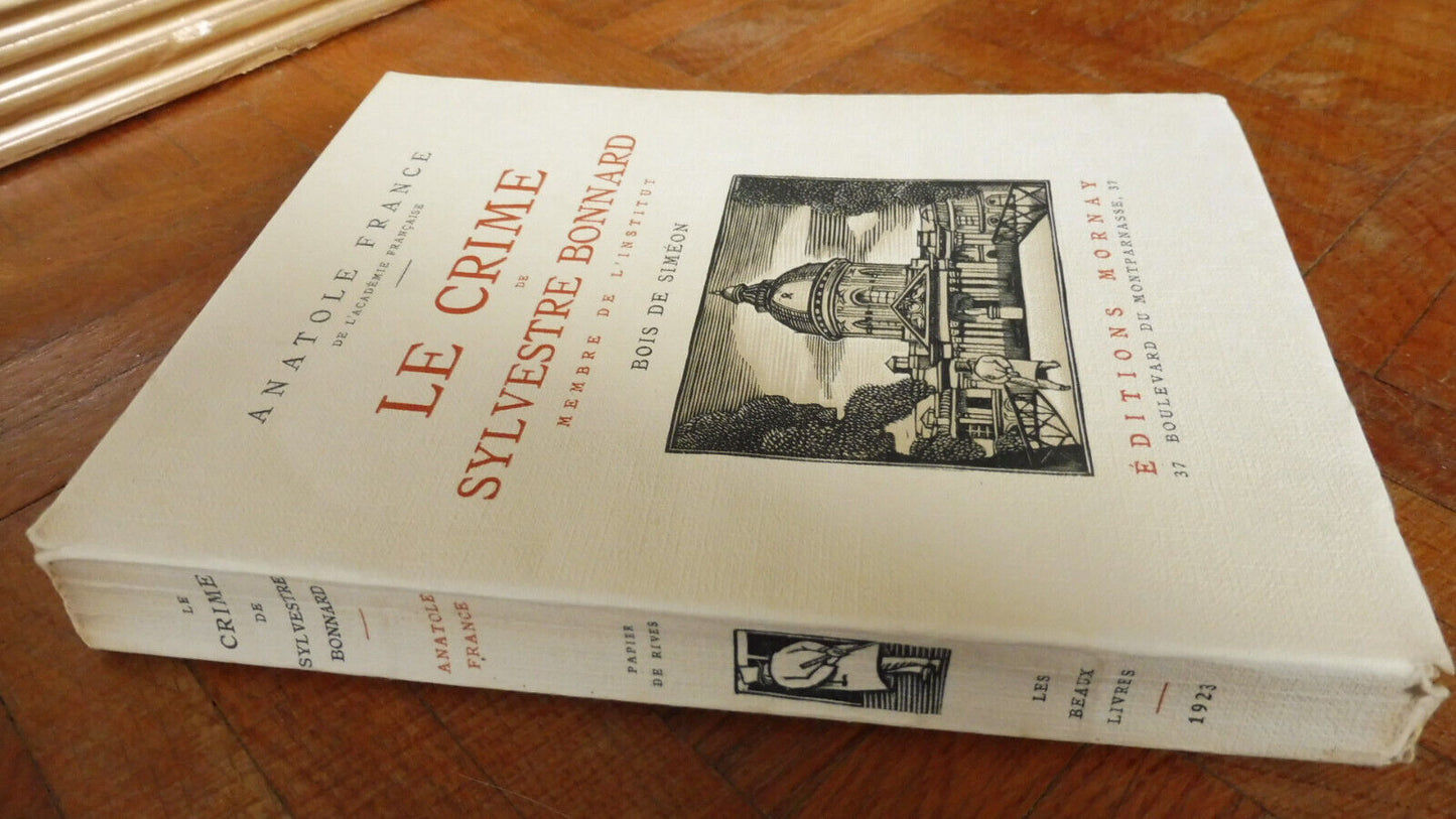 Le Crime de Sylvestre Bonnard (Anatole France) 1923 illus. Siméon VELIN