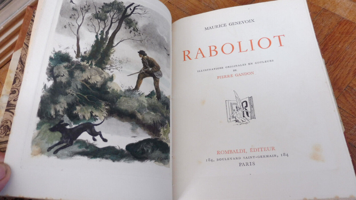 Raboliot (Maurice Genevoix) 1941 illus. Gandon