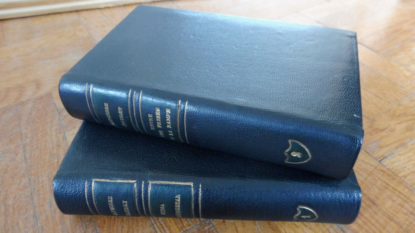 Numa Roumestan + Entre les Frises et la Rampe (Alphonse Daudet) 1893 2 vol.