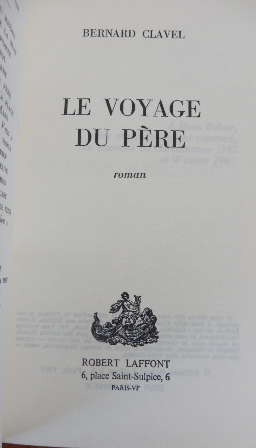 Le Voyage du père (Bernard Clavel) 1981