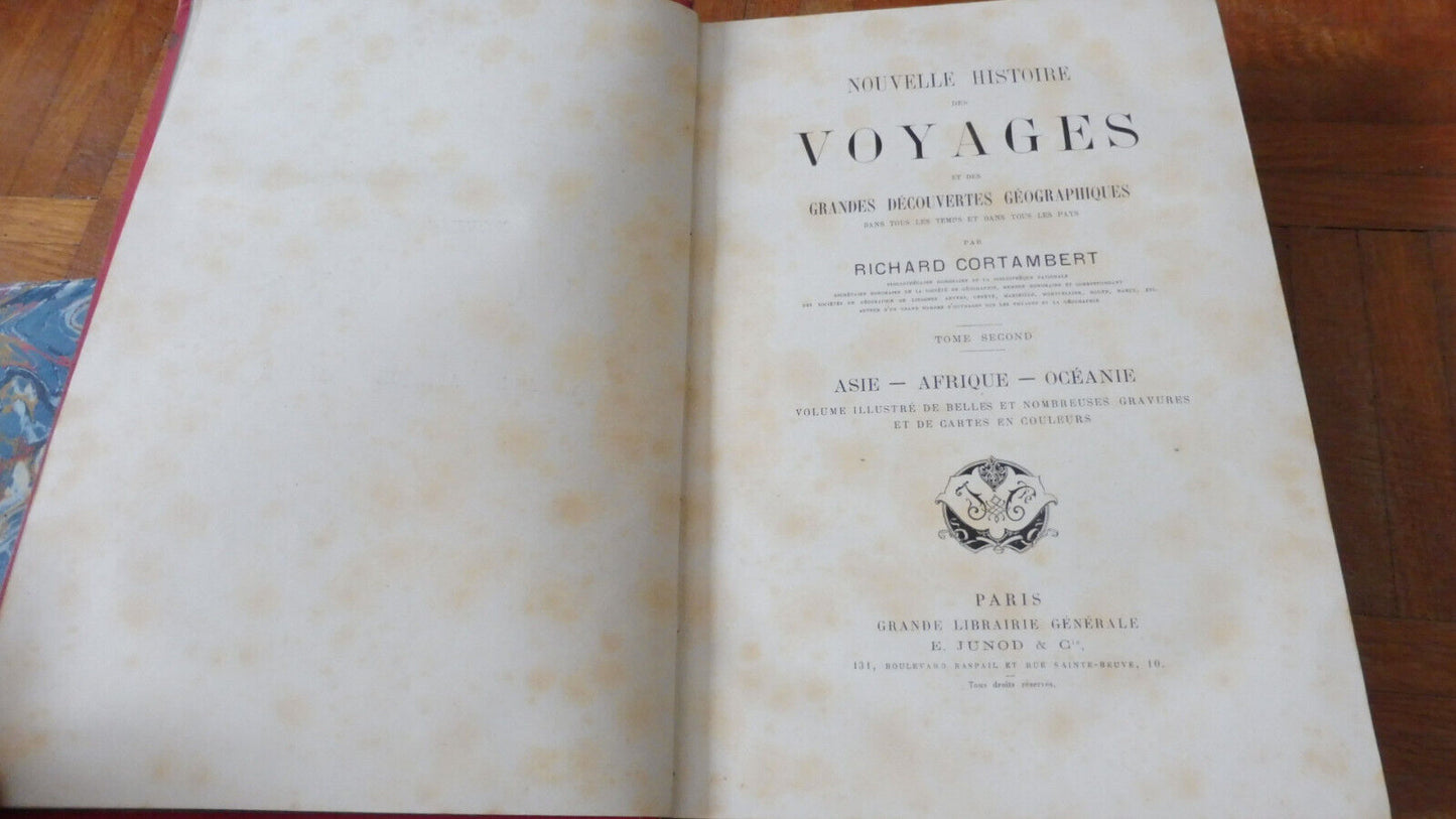 Nouvelle histoire des voyages. Asie, Afrique, Océanie (Richard Cortambert) s.d.
