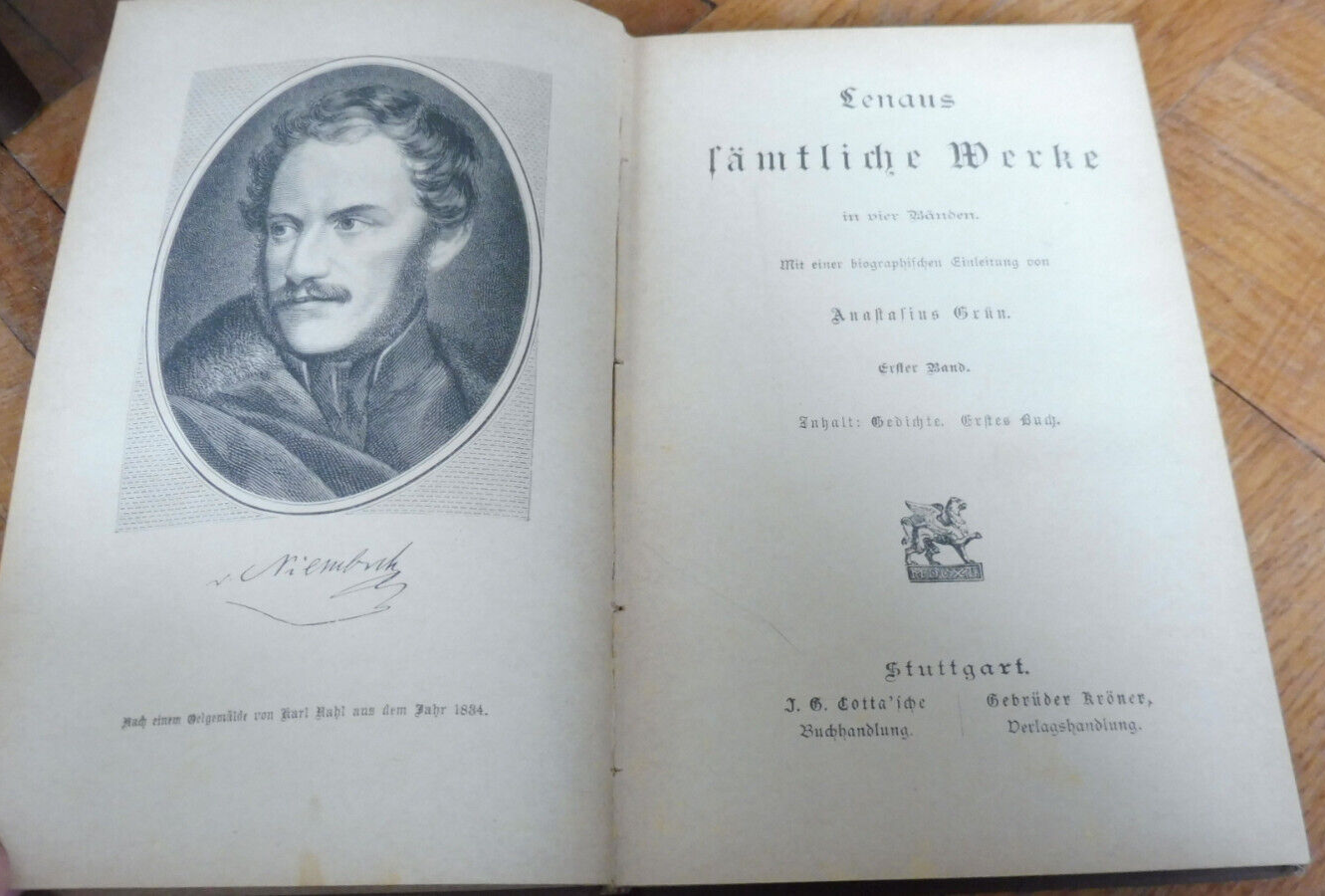 Lenaus fämlische Werke (Nikolaus Lenau) 4 vol.