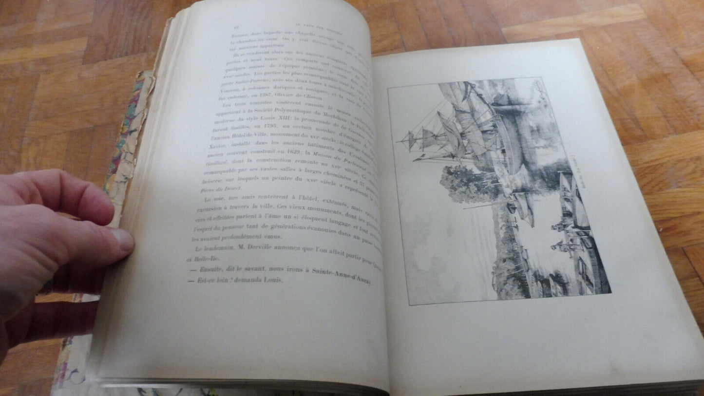 Au Pays des menhirs + Pasteur, sa vie, son oeuvre (L. Ville et F. Bournand) s.d.