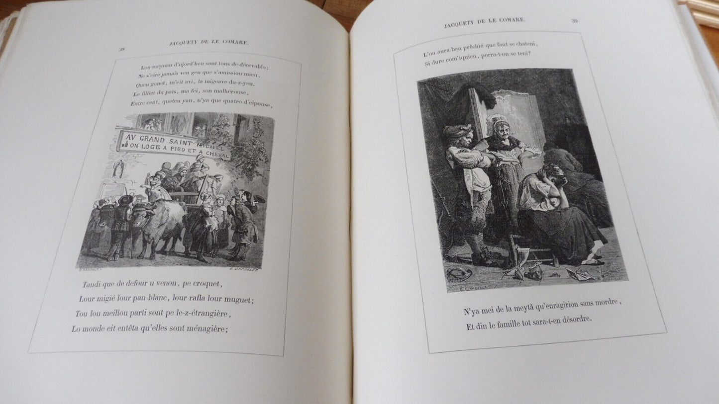 Grenoblo Malhérou (Blanc dit La Goutte) 1864 illus. Rahoult, Dardelet DAUPHINE