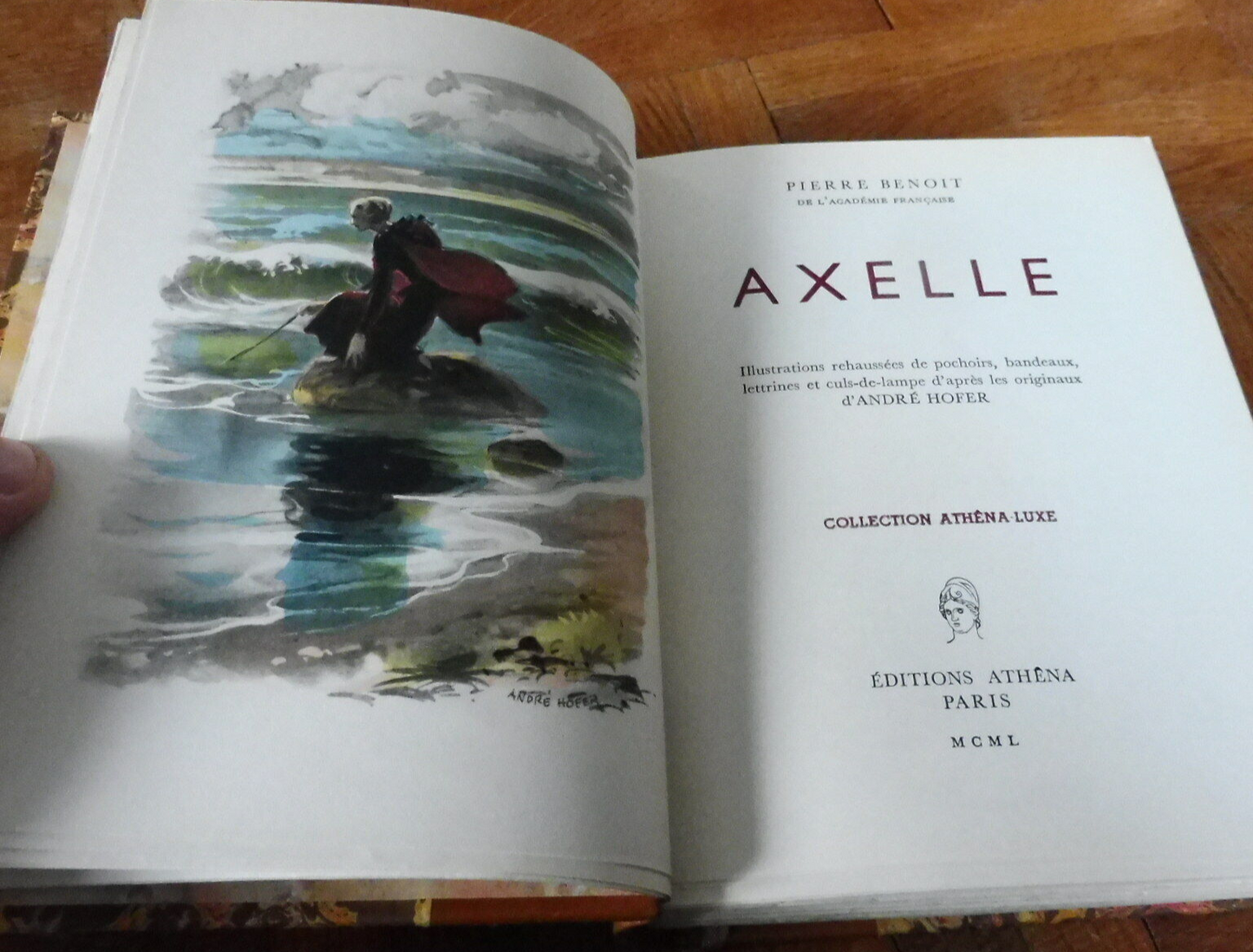 Axelle (Pierre Benoit) 1950 illus. Hofer NUMEROTE