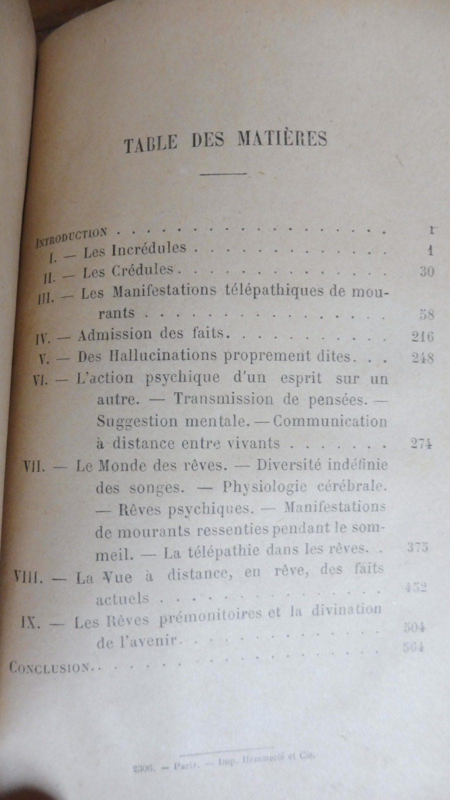 L'Inconnu (Camille Flammarion) 1900 EO ESOTERISME