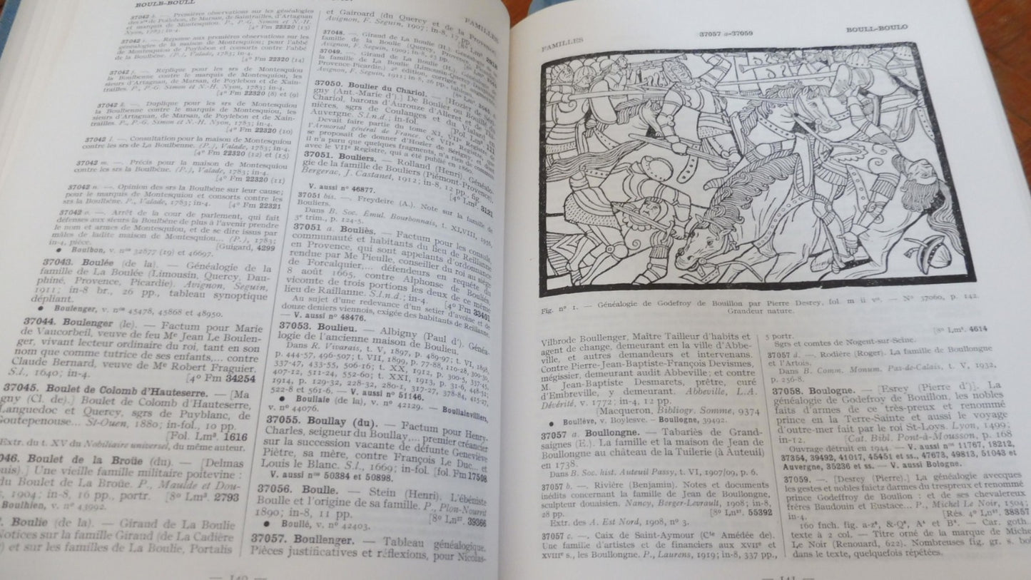 Bibliographie généalogique, héraldique et nobiliaire de la France (Saffroy) 1968