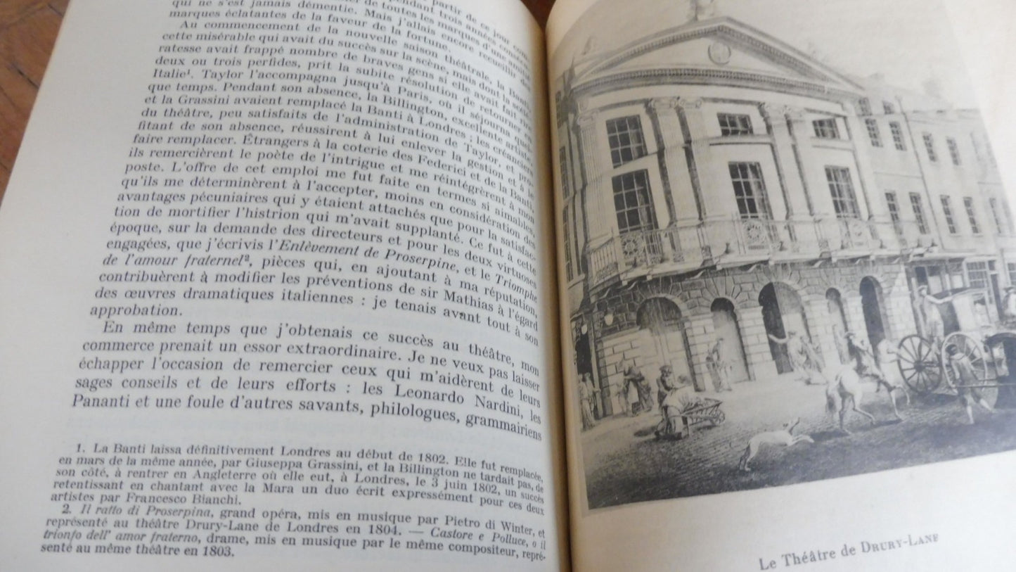 Mémoires 1749-1838 (Lorenzo Da Ponte) 1931 CASANOVA