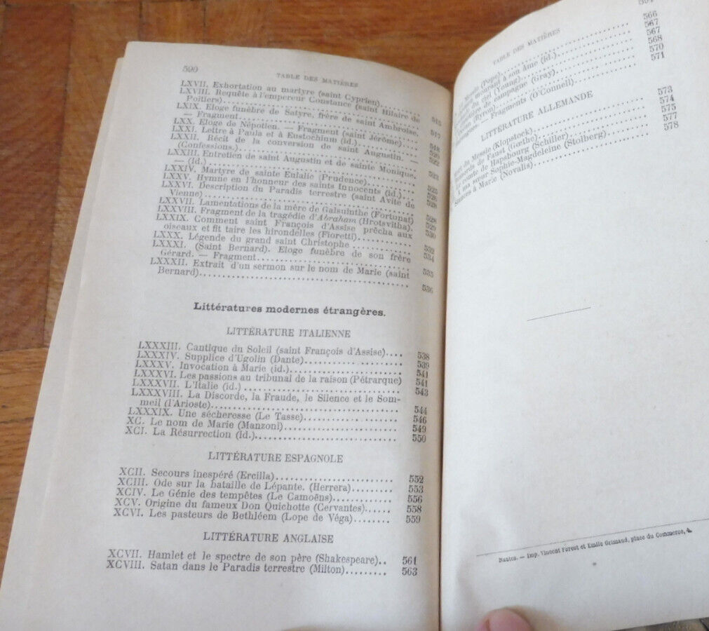 Histoire des littératures anciennes et modernes 1882
