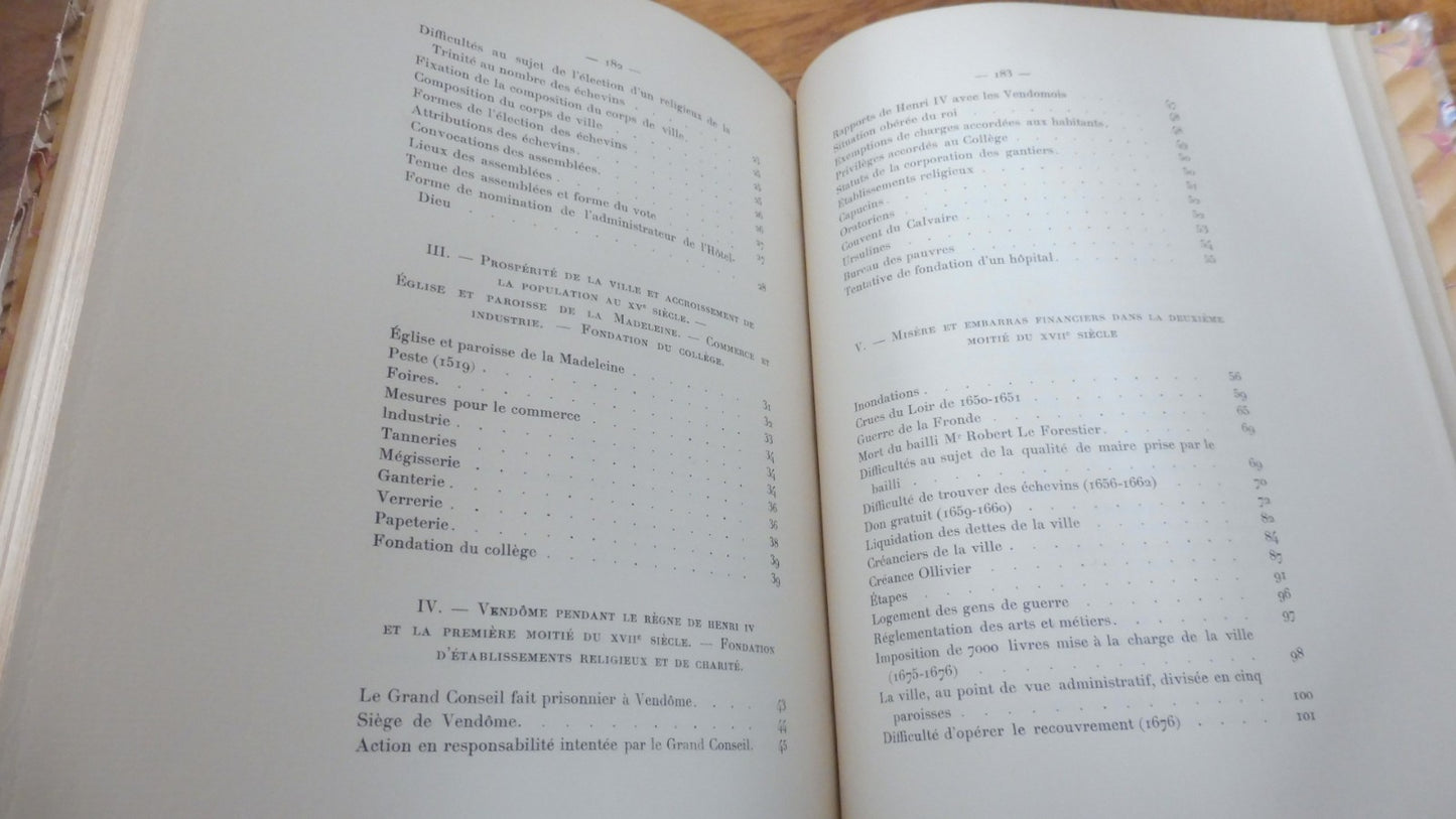 Histoire municipale de Vendôme avant 1789 (De Trémault) 1904
