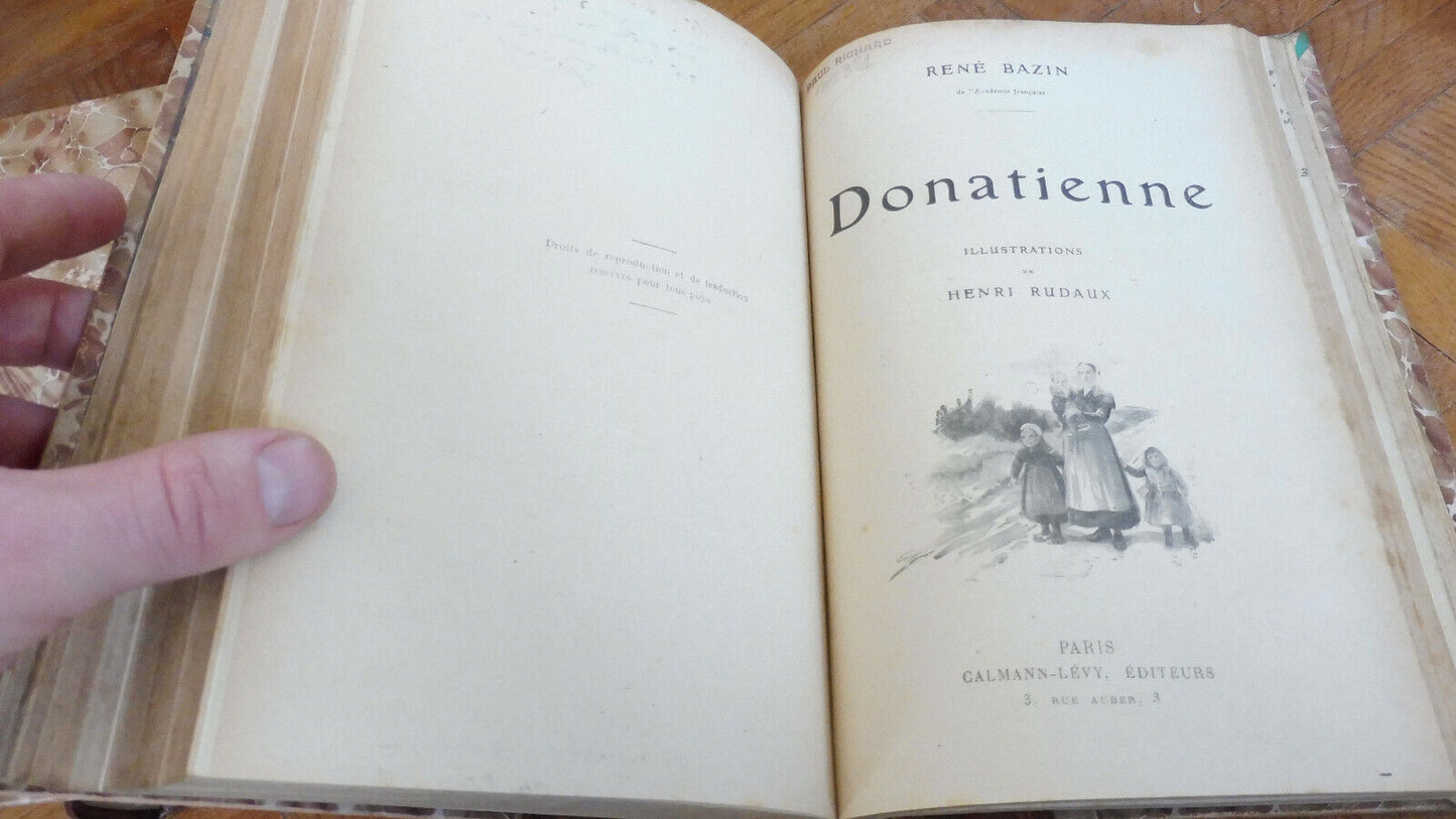 Oeuvres de François Coppée + Oeuvres de René Bazin 9 vol. en 1 tome
