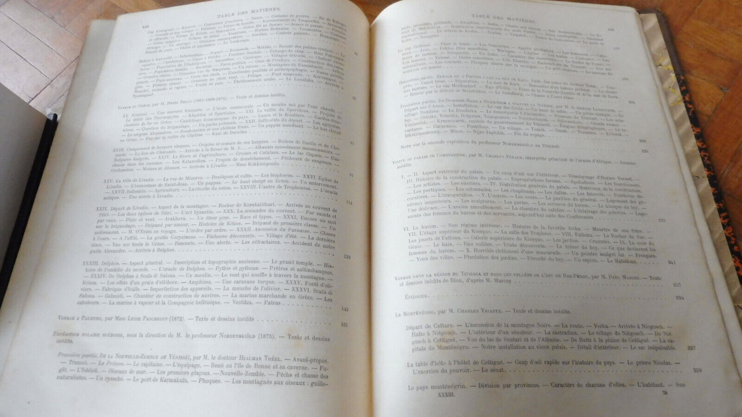 Le Tour du Monde. Année 1877 (E. Charton) 1877 MONGOLIE, MONTENEGRO, TITICACA...
