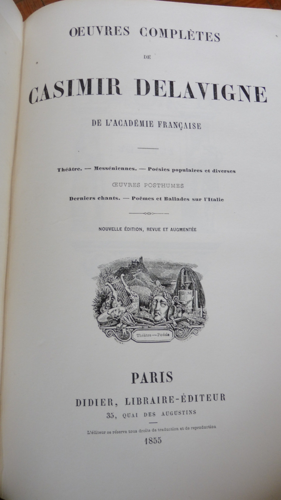 Oeuvres complètes de Delavigne (Casimir Delavigne) 1855