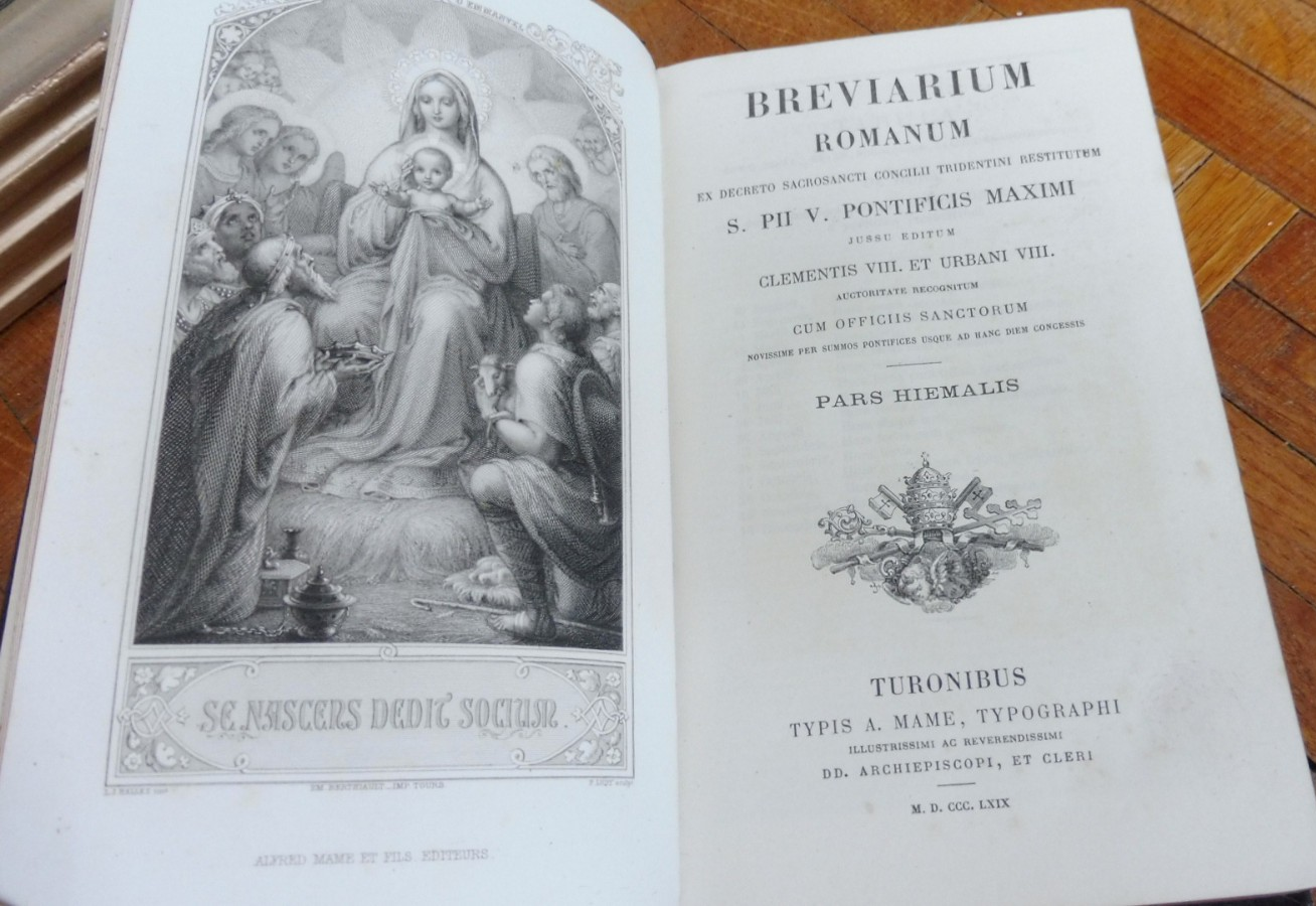 Breviarium Romanum. Pars Hiemalis 1869