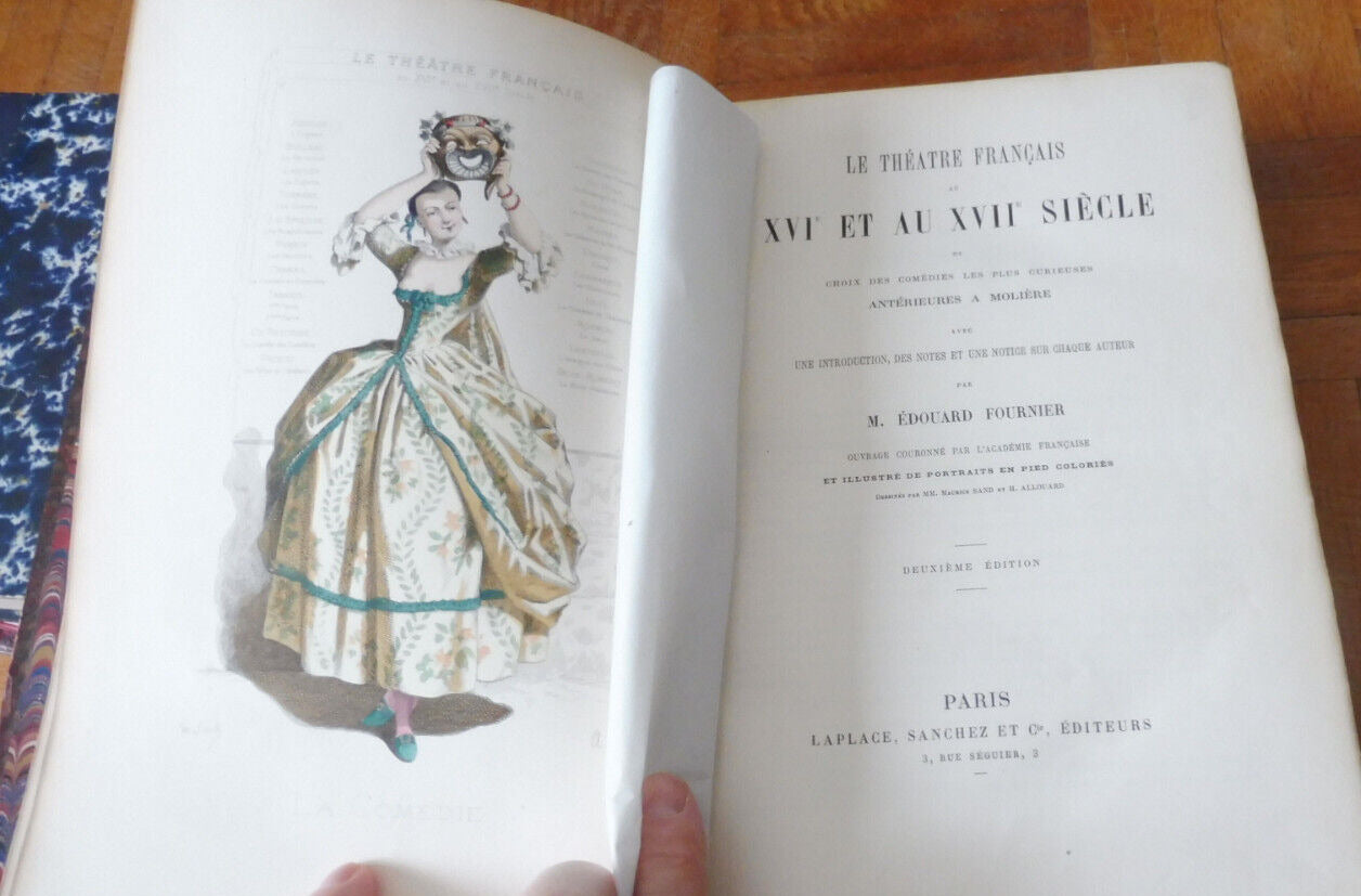 Le Théâtre français au XVIe et au XVIIe siècle (Fournier dir.) s.d. illus. Sand