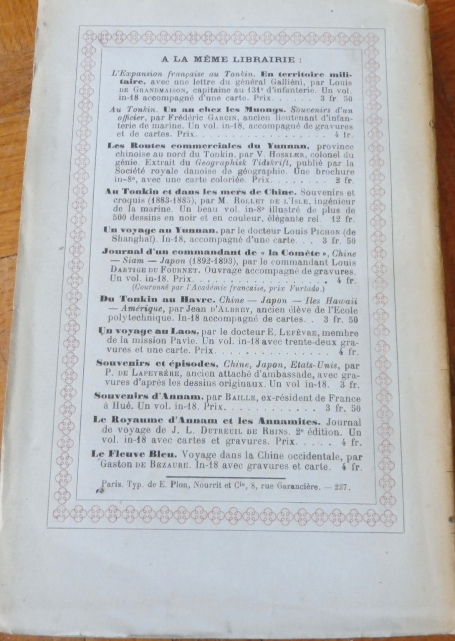 La Colonisation française en Annam et au Tonkin (Joleaud-Barral) 1899