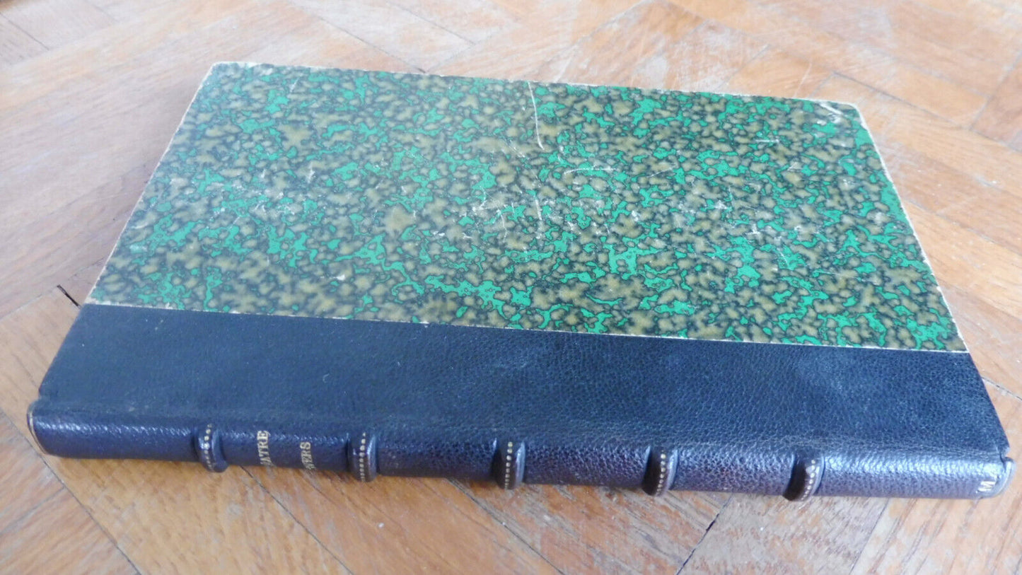 Théâtre divers (Vacquerie, Courteline) XIXe siècle 2 tomes en 1 vol.