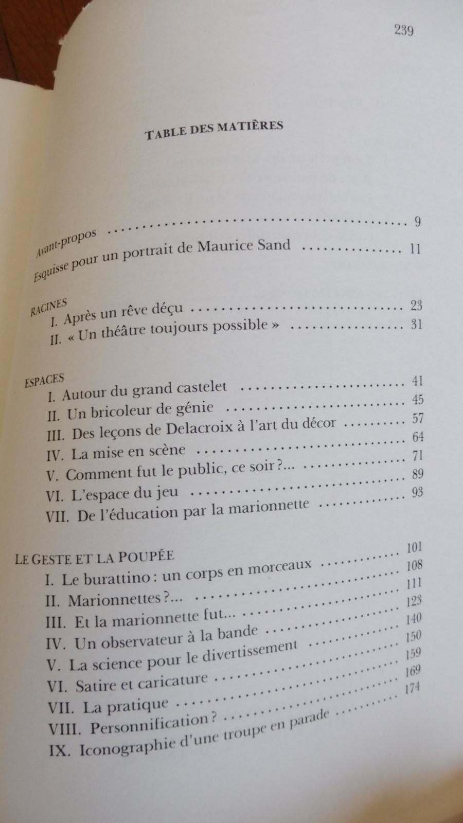 Maurice Sand marionnettiste (Bertrand Tillier) 1992