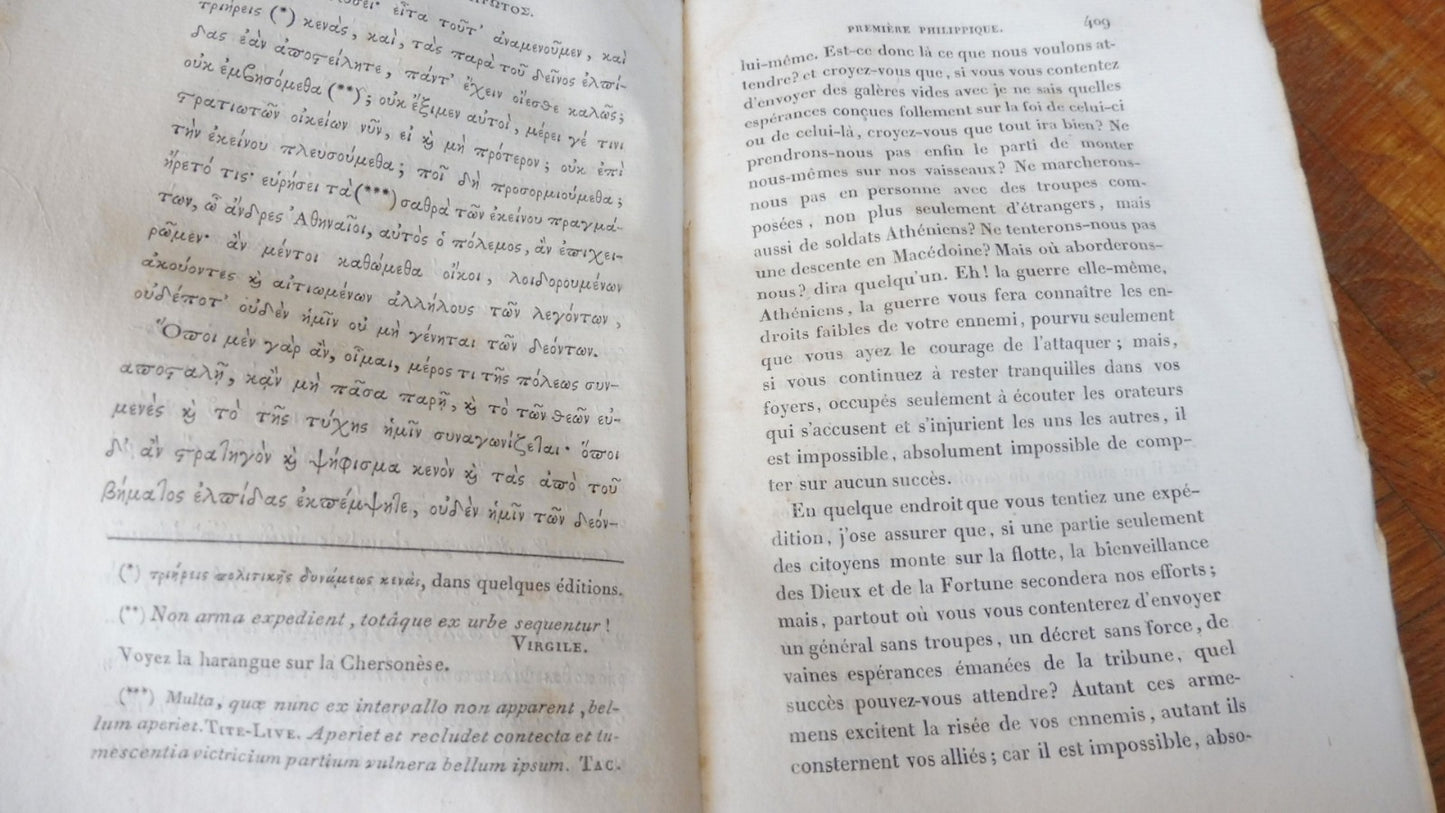 Oeuvres complètes de Démosthène et d'Eschine (Auger trad.) 1819 10/10