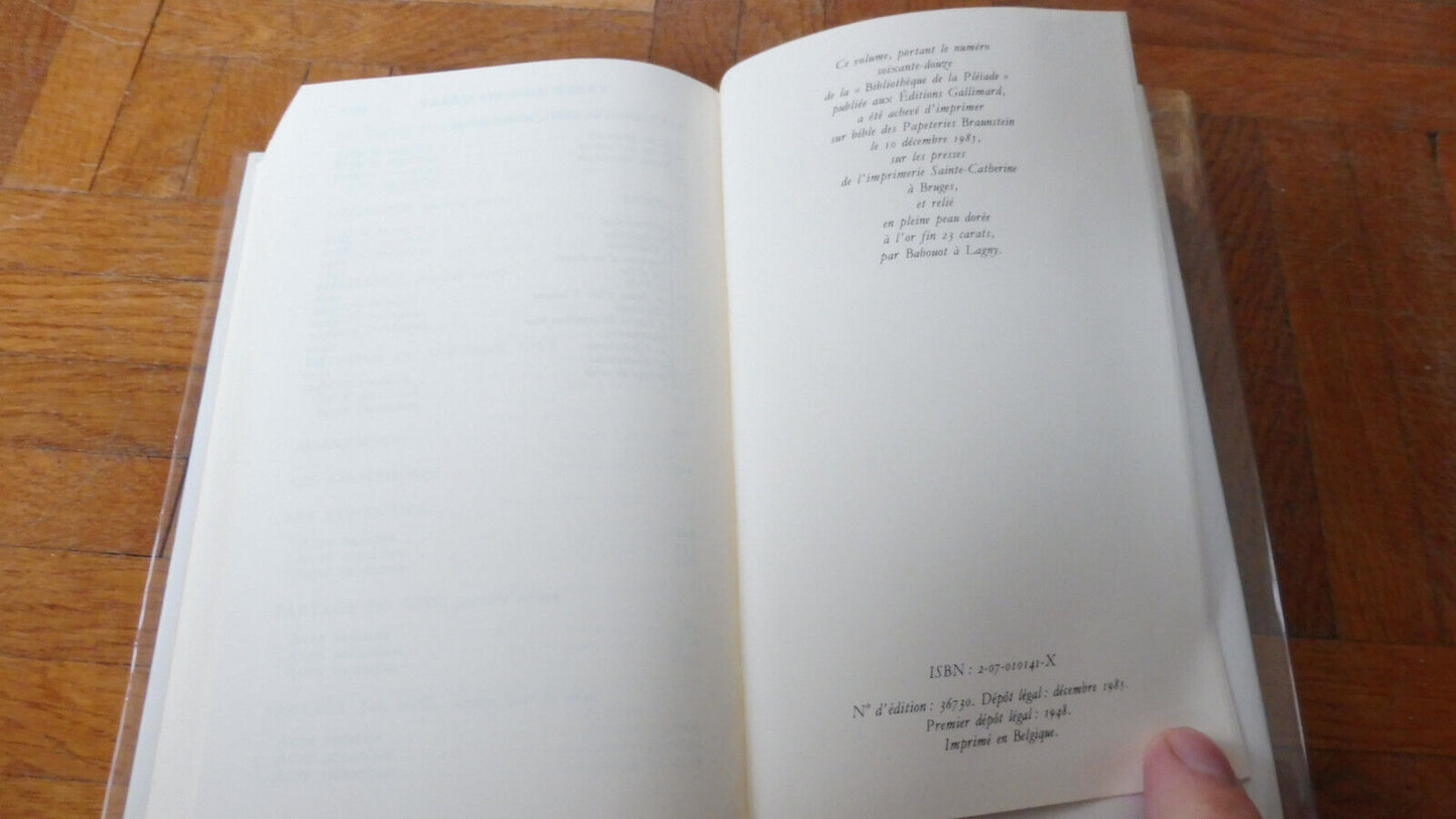 Théâtre de Paul Claudel vol.1 1985 PLEIADE TBE