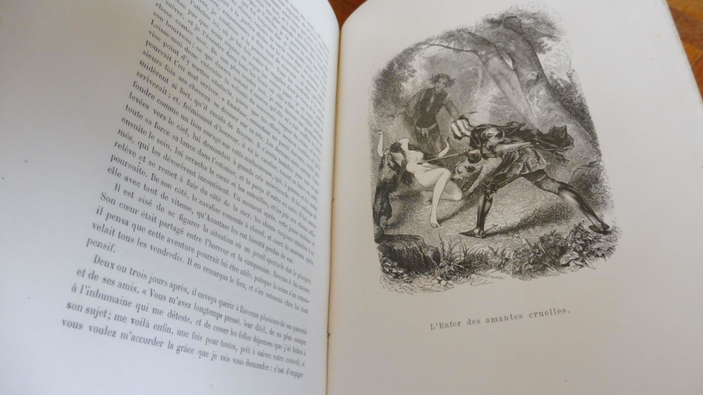 Contes de Boccace (Sabatier de Castres trad.) s.d. illus. Johannot, Grandville..