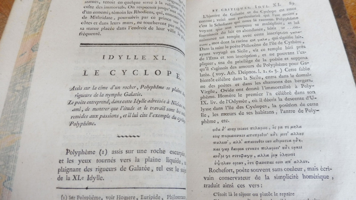 Théocrite (Gail trad.) 1808