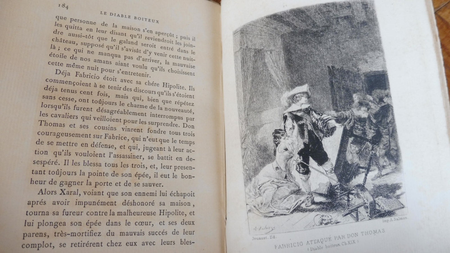 Le Diable boiteux (Le Sage) 1880 2/2 gavures Lalauze