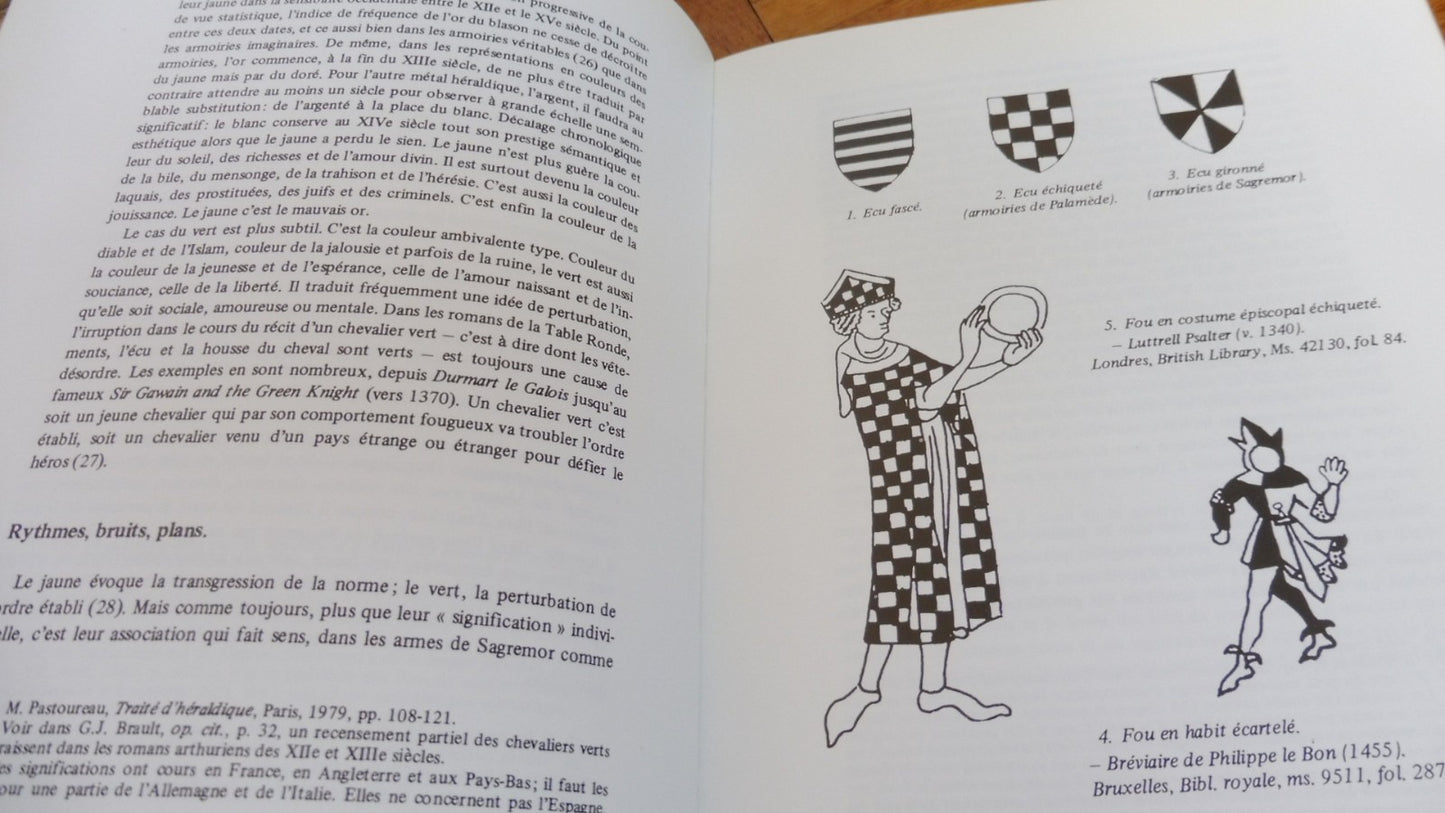 Figures et couleurs (Michel Pastoureau) 1986 HERALDIQUE