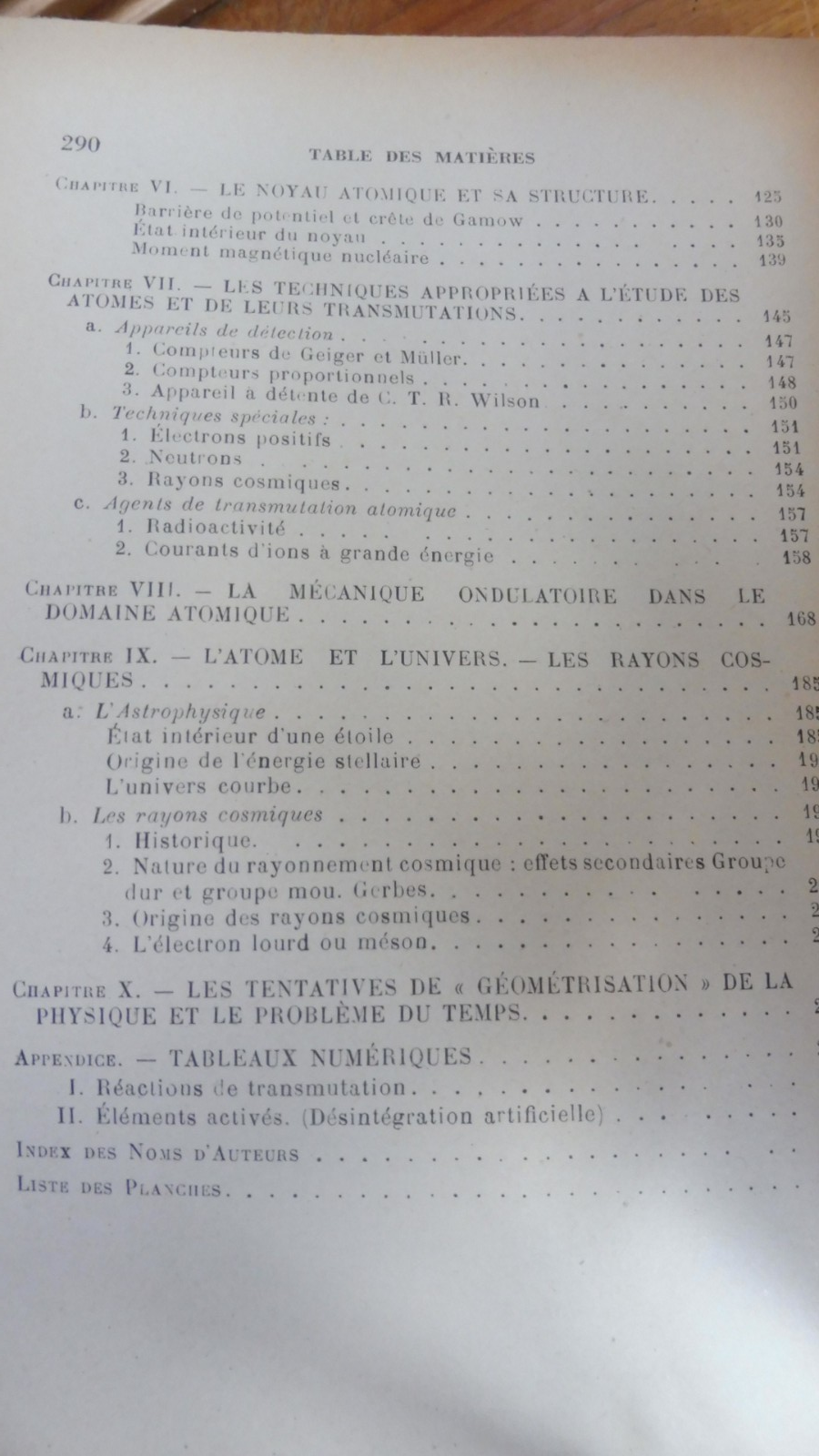 Vie et transmutations des atomes (Jean Thubaud) 1944