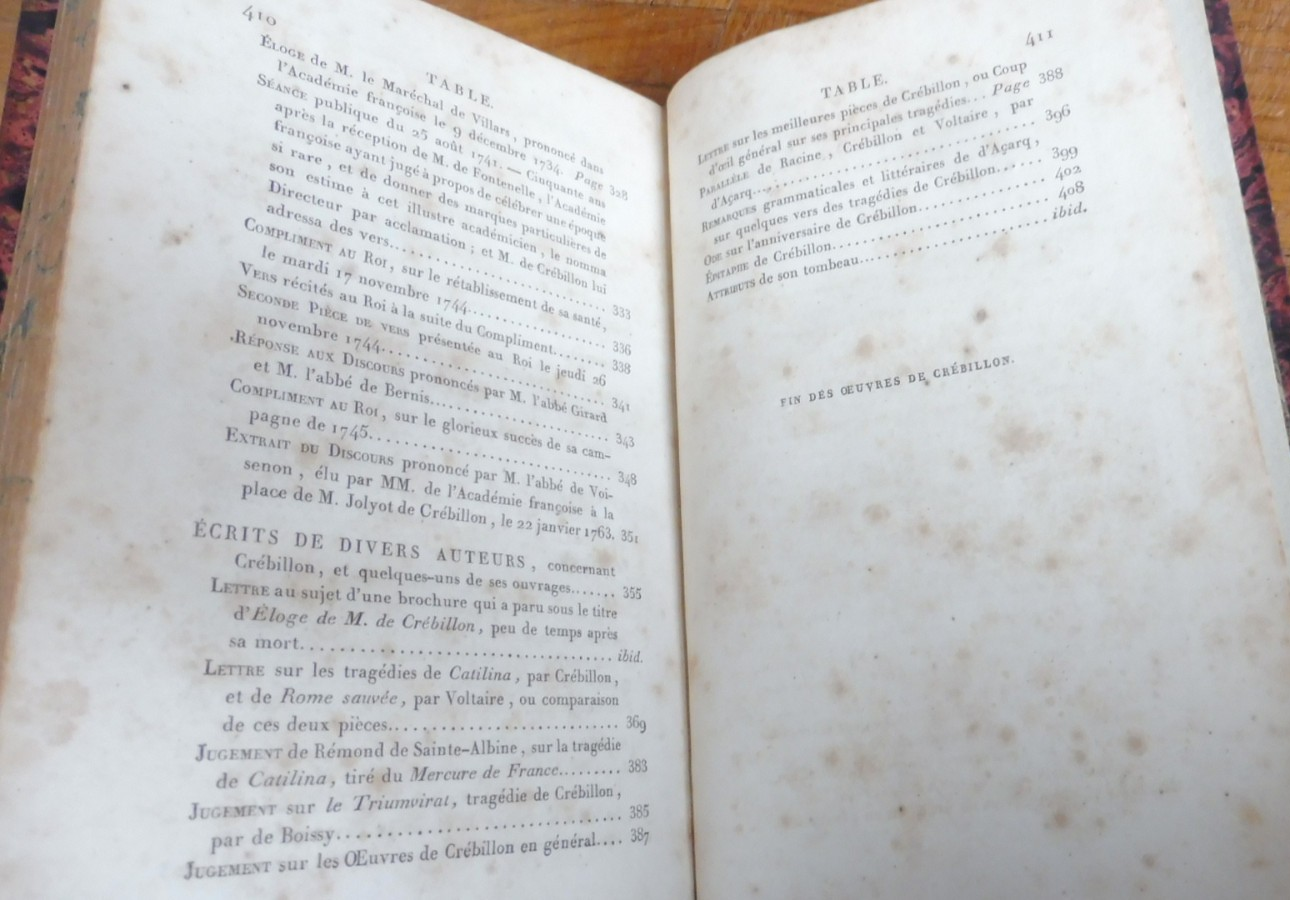 Oeuvres de Crébillon 1818 2/2 Gravures d'après Moreau