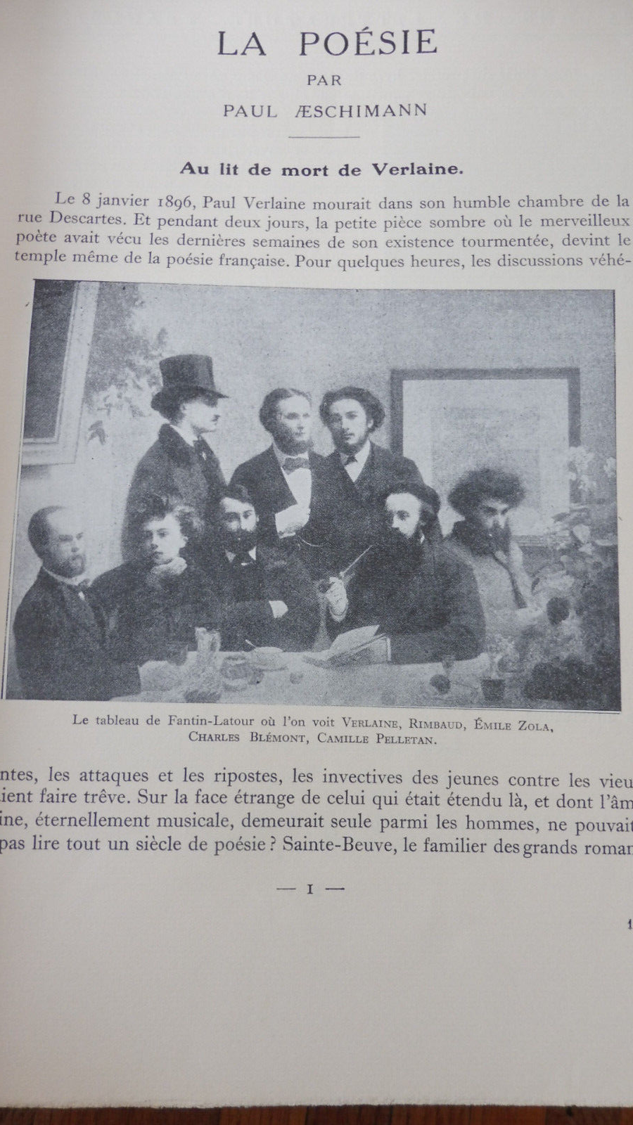 Vingt-cinq ans de littérature française (E. Montfort) s.d. 2/2 SIGNE NUMEROTE