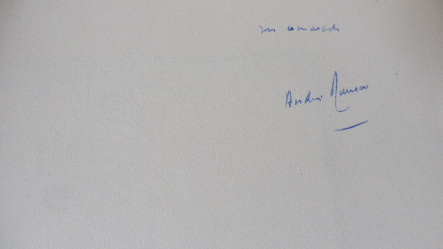 Les Silences du Cl. Bramble. Les Discours du Dr. O'Grady (A. Maurois) 1929 ENVOI