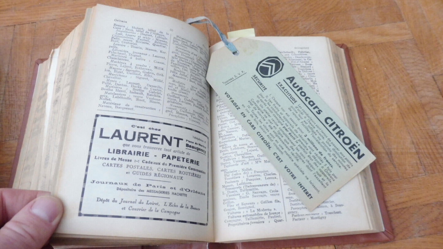 Annuaire général d'Orléans et des communes du Loiret 1935