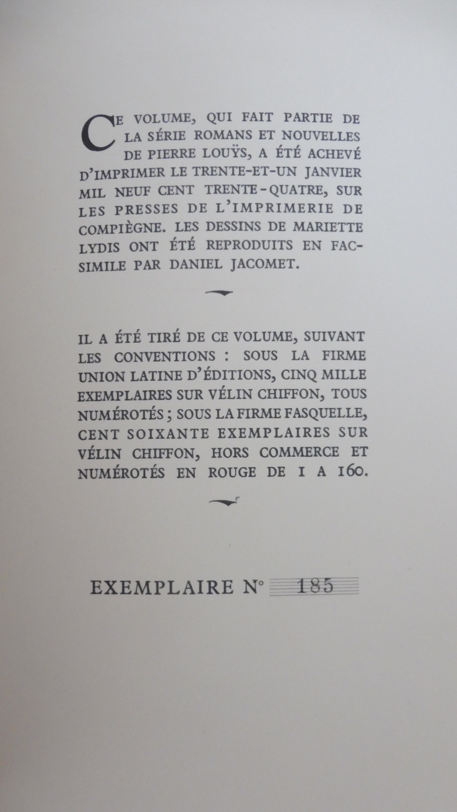 Oeuvres de Pierre Louys 1934 7 vol. illus. Lydis VELIN