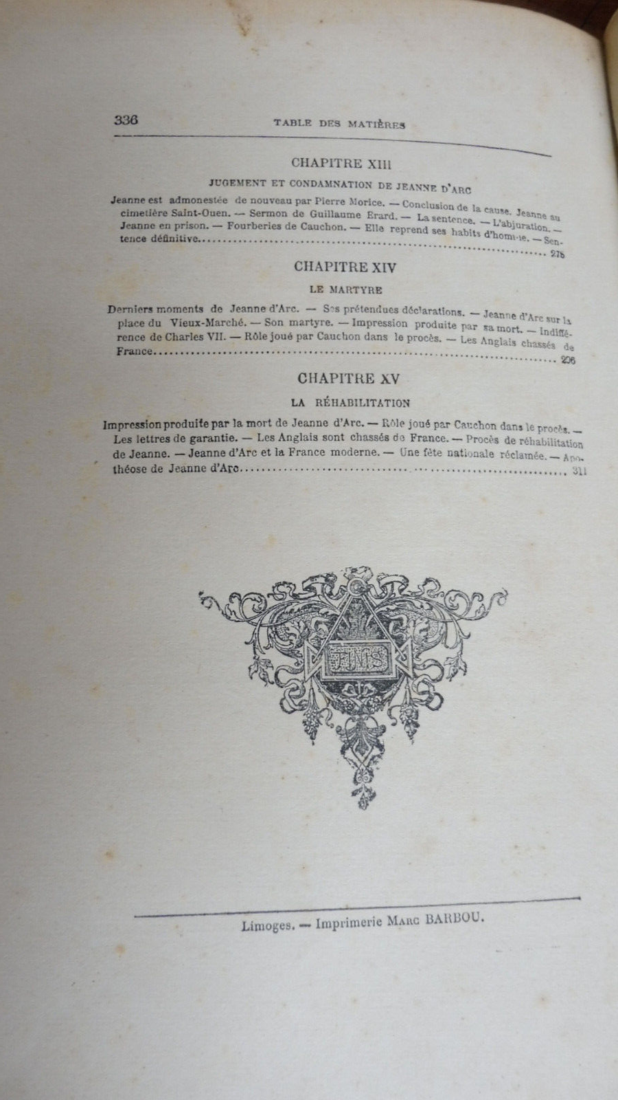 La Libératrice d'Orléans (Marcel Poullin) s.d. JEANNE d'ARC