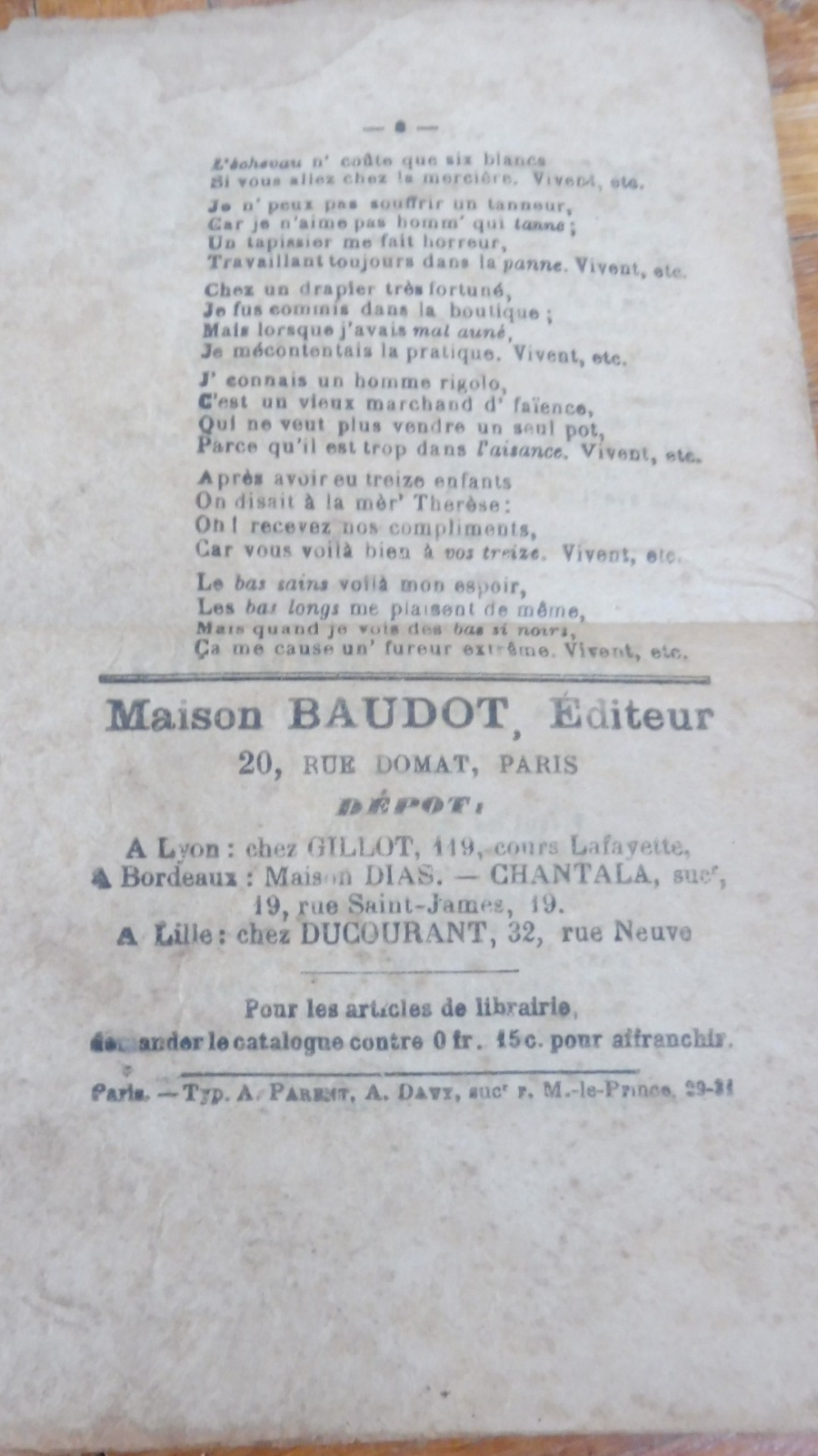 Le Blagueur. Almanach 1907 RARE LOIRET