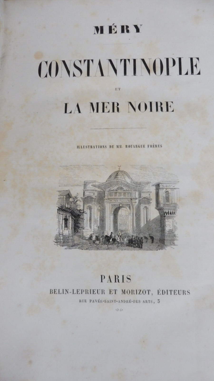 De Constantinople à la Mer Noire (Méry) s.d.