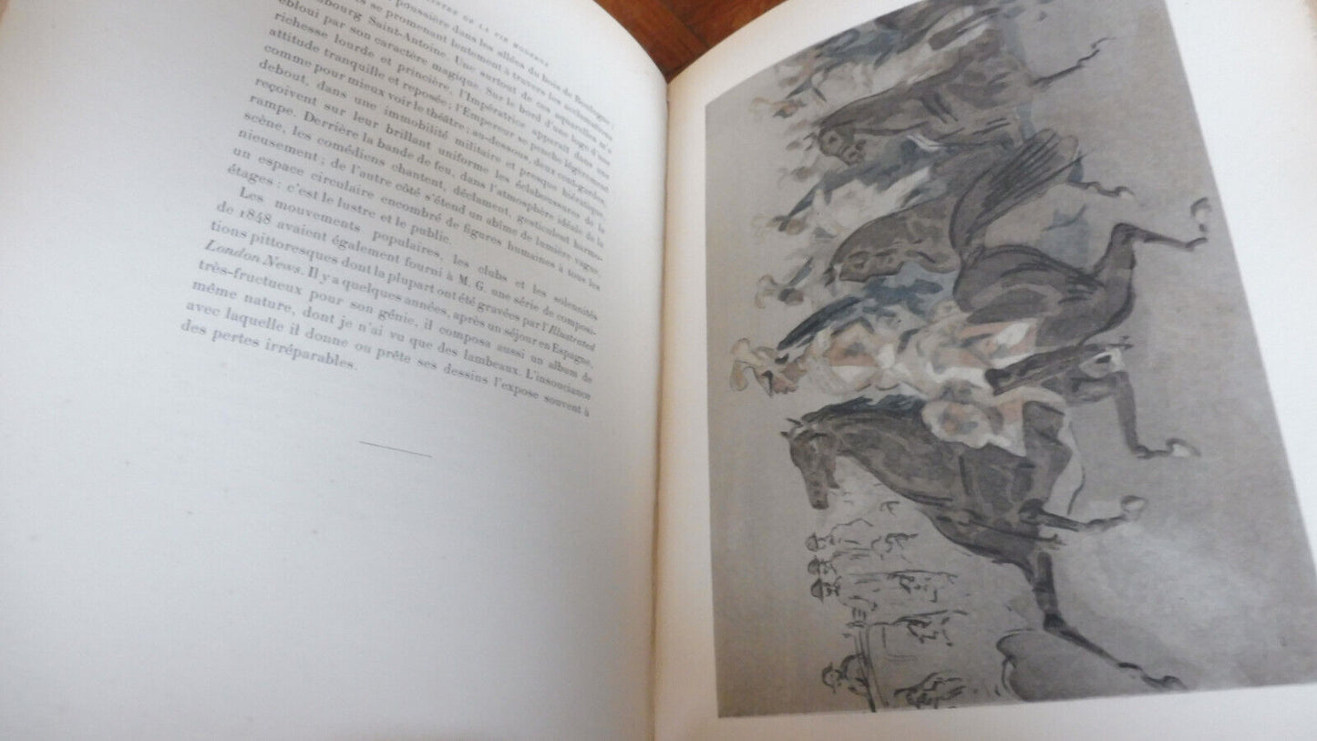 Charles Baudelaire le peintre de la vie moderne (C. Guys) 1923 illus. C. Guys