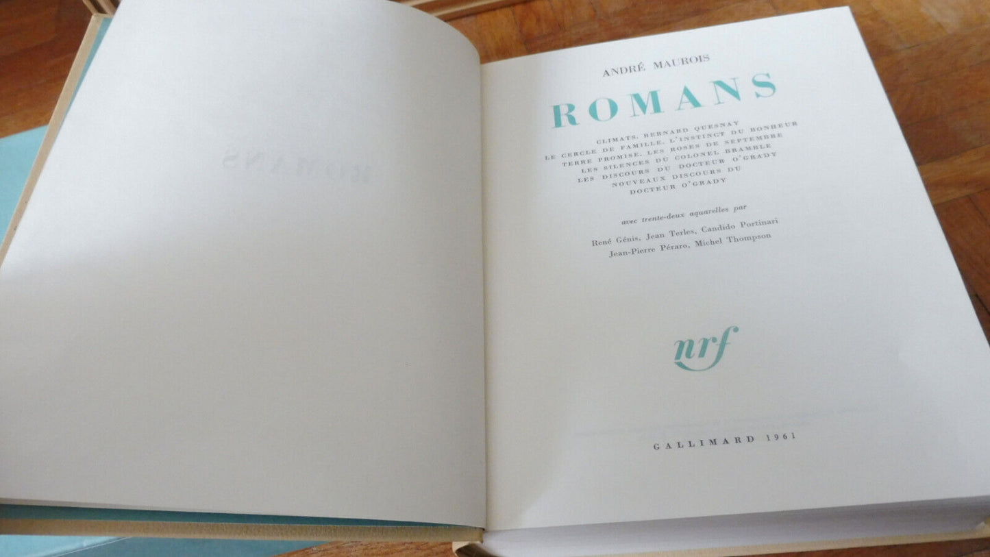 Romans (André Maurois) 1961 illus. Génis, Terles... BONET