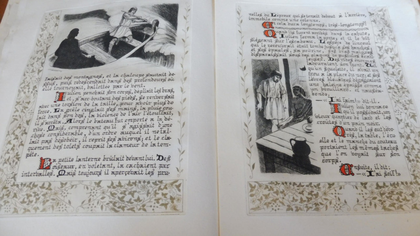 La Légende de Saint Julien l'Hospitalier (Flaubert) s.d. illus. Courbouleix