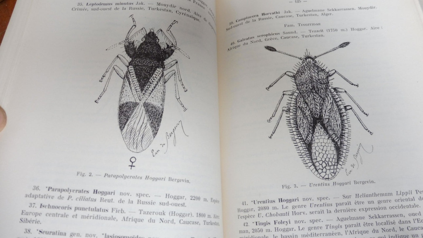Etudes zoologiques sur le Sahara central (L.-G. Seurat) 1934