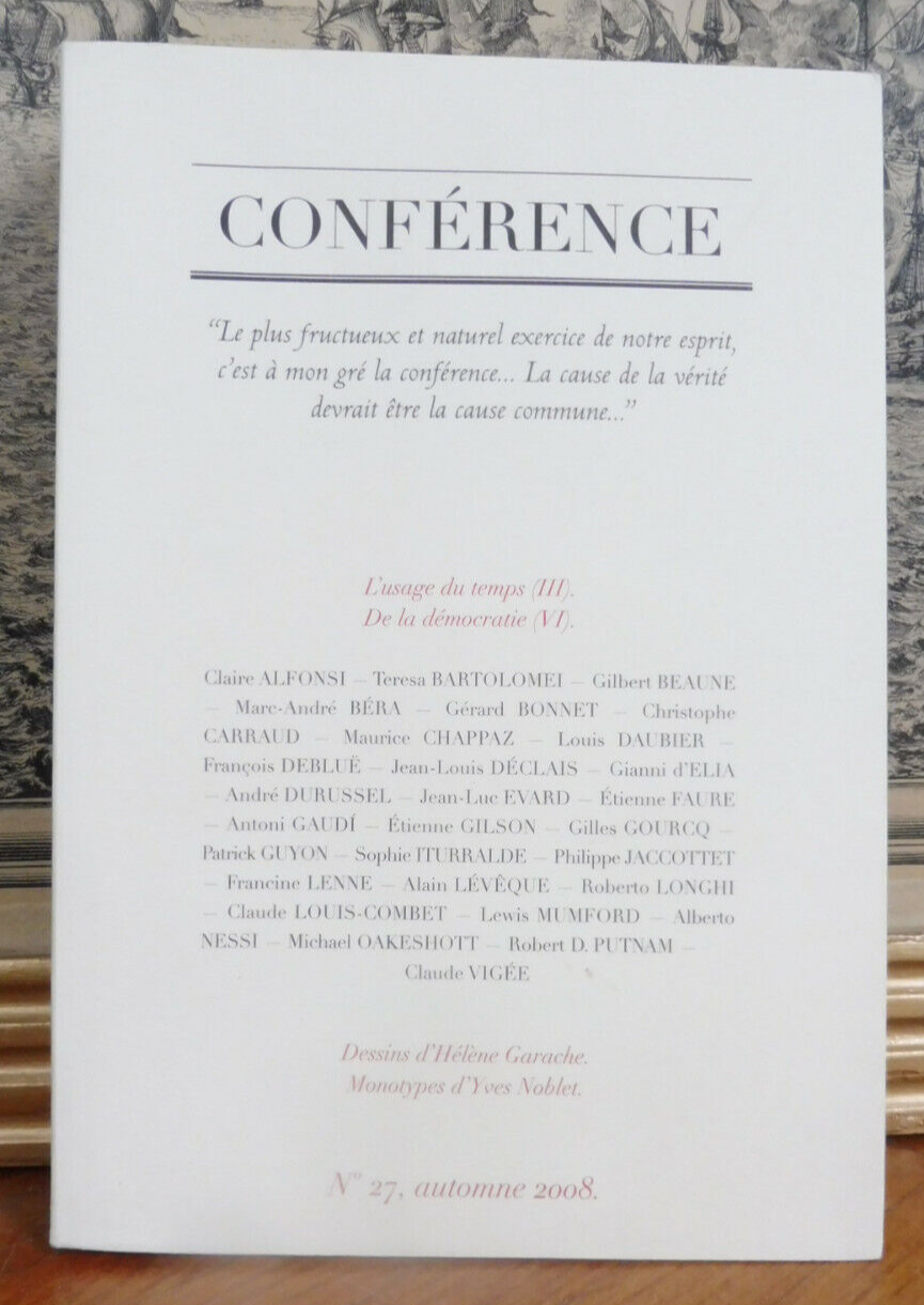 Revue Conférence n°27 (2008)