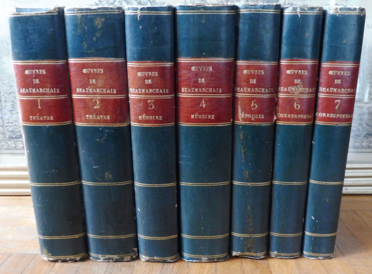 Oeuvres de Beaumarchais 1809 7 vol.