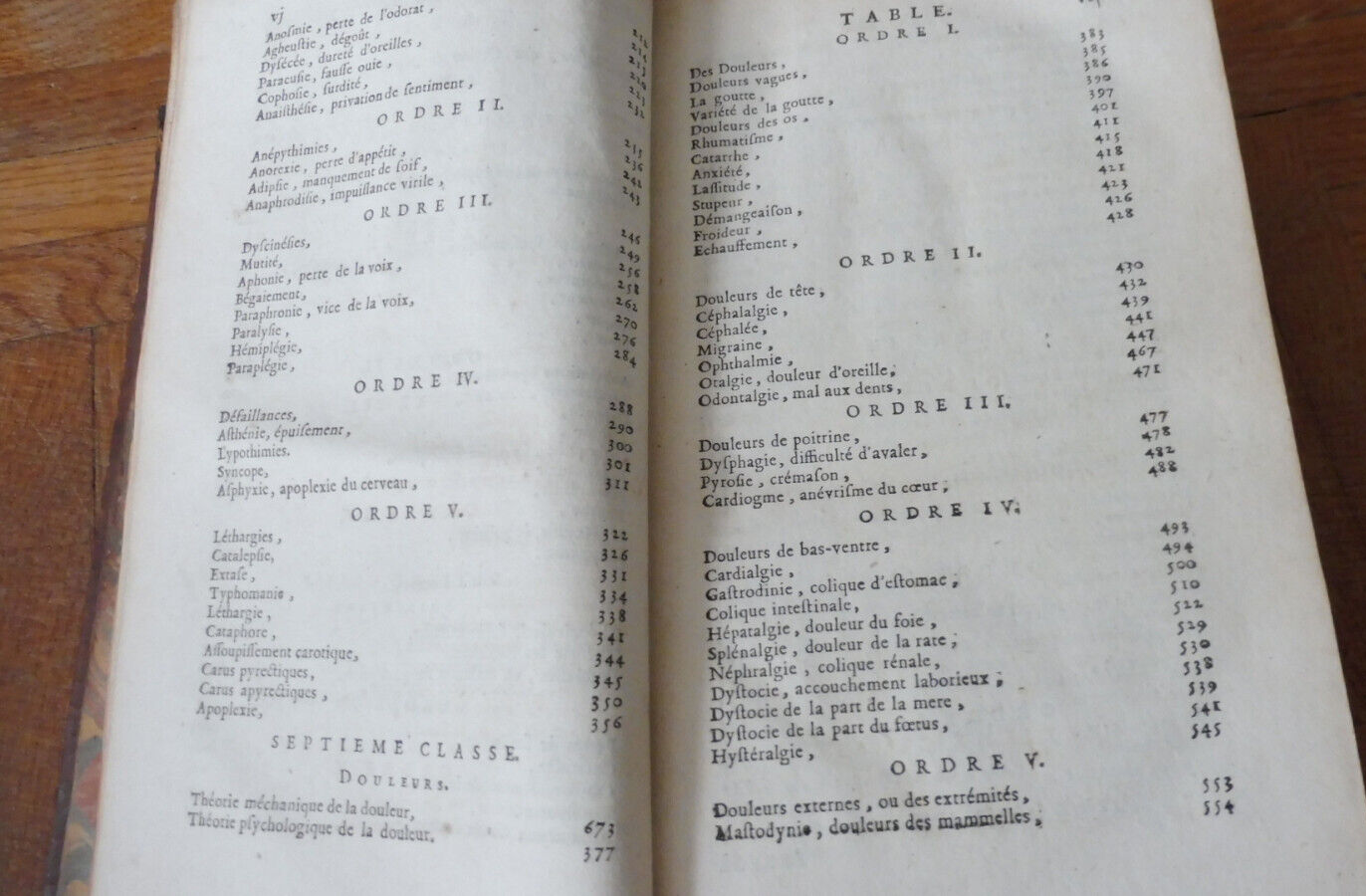Nosologie méthodique (F. Boissier de Sauvages) 1771 3/3